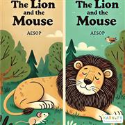 การ์ตูนภาพสองภาษา The Lion And The Mouse